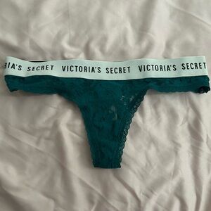 Victoria's Secret Teal Lace Panty